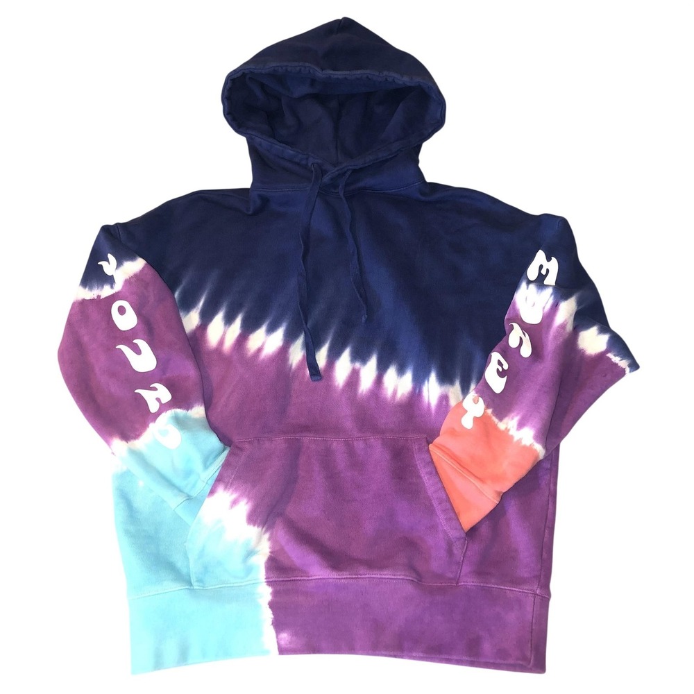 AE x Young Money Hoodie Mens XS Tie Dye Oversized Heavy Drop Shoulder Sweatshirt
